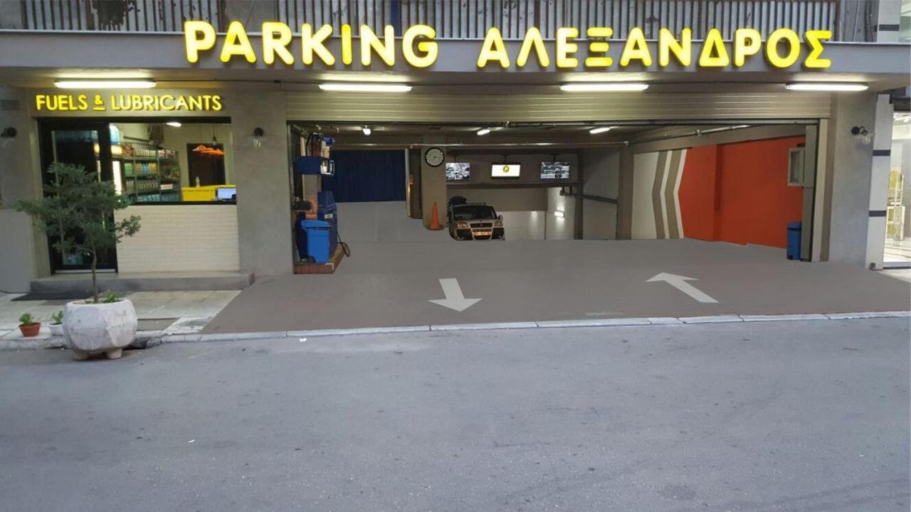 Bella Suite City Center, Parking 테살로니키 외부 사진